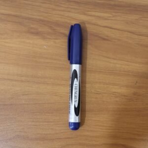 Permanent Marker Pen – Bold Blue Ink with Quick-Dry Formula