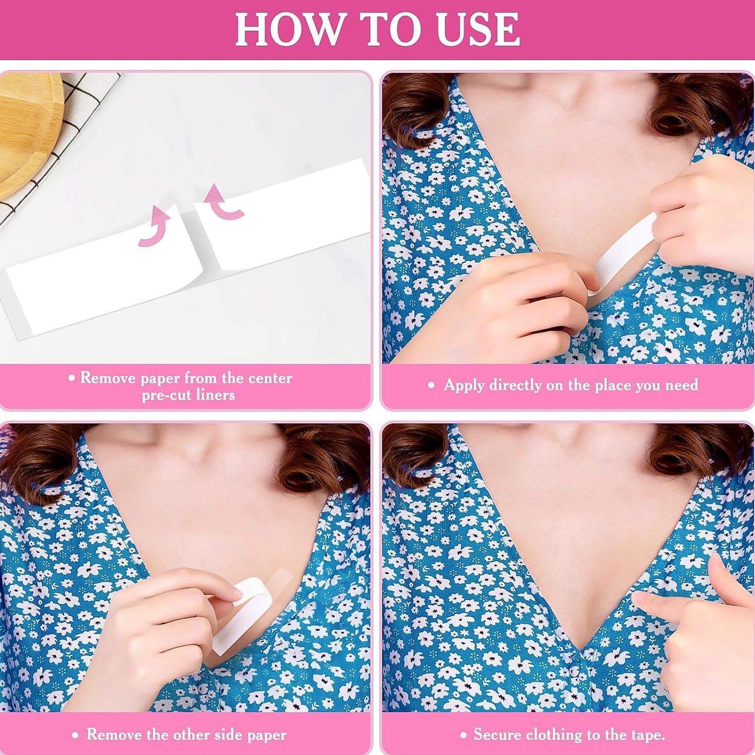Body & Clothing Tape Kit – Invisible Support for Dresses