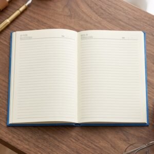 Hardbound Ruled Diary – Durable 100-Page Notebook 240x180mm