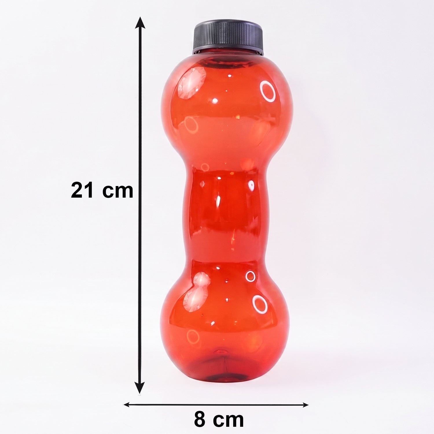 Dumbbell Shaped Water Bottle 550ML – Durable & Leak-Proof