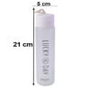 350 ML Frosted Glass Water Bottle Lucky Day Print for Office Travel (1 Pc)