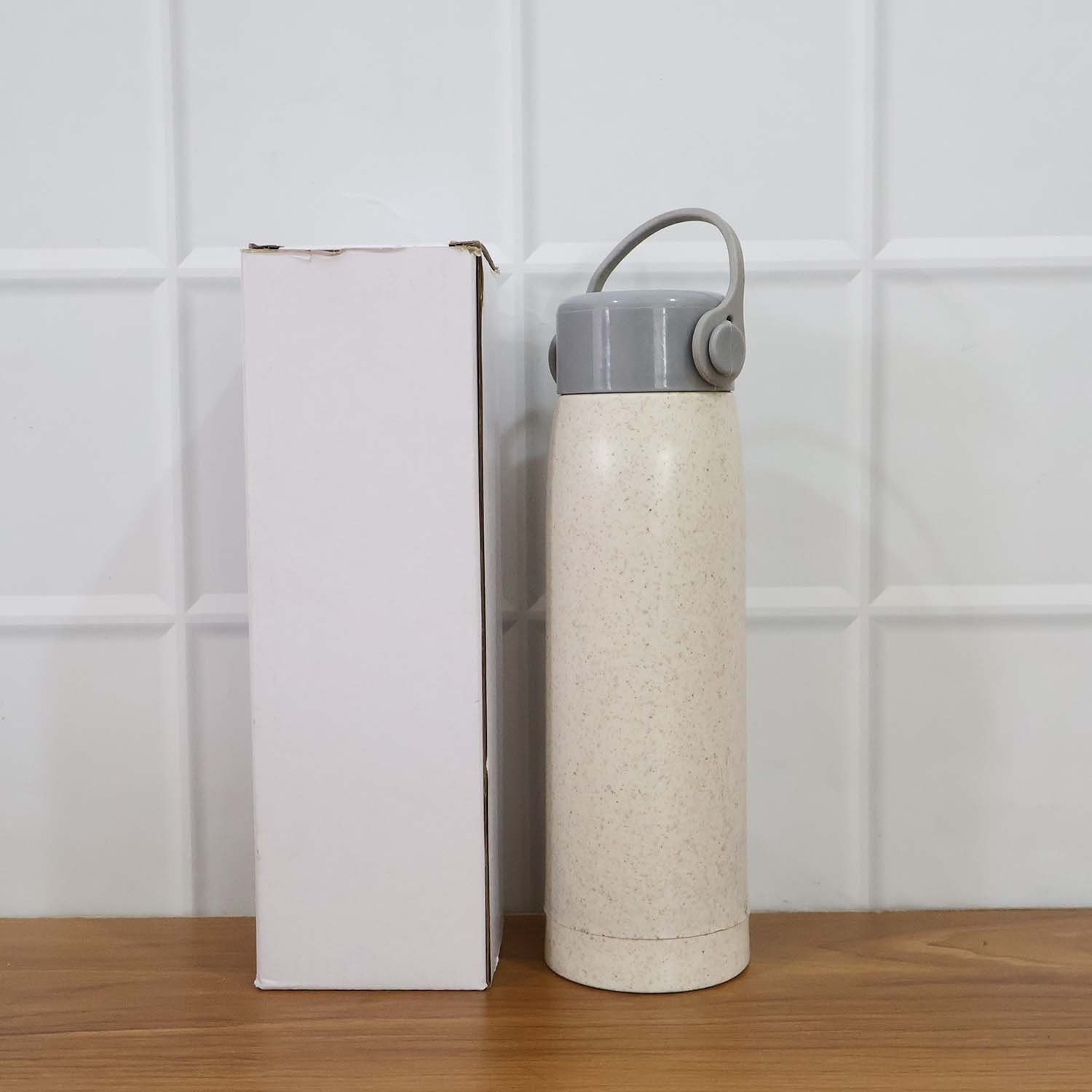 Glass Water Bottle with Phone Holder 380ml | Own Hydrate