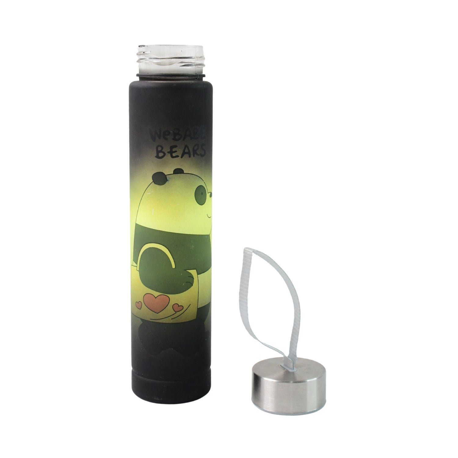 300ml Cartoon Printed Plastic Water Bottle – Leakproof & Portable