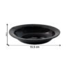 Deep Black Curry & Soup Serving Bowl – Durable & Elegant