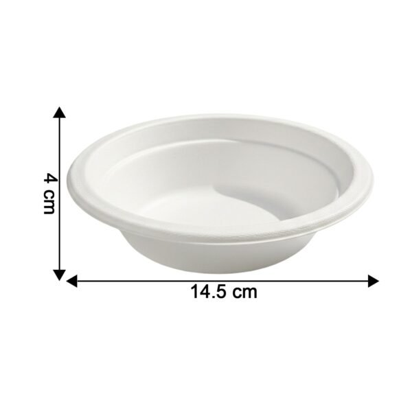 Disposable Food Serving Bowl Set – 360ml Capacity, 10 Pieces