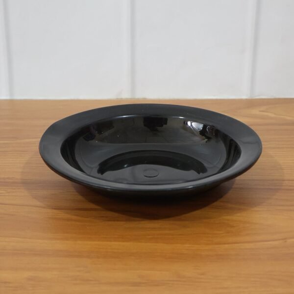 Deep Black Curry & Soup Serving Bowl – Durable & Elegant