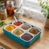 Spice Storage Box – 6 Compartments for Easy Kitchen Organization
