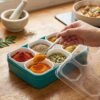 Spice Storage Box – 6 Compartments for Easy Kitchen Organization