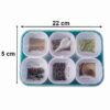 Spice Storage Box – 6 Compartments for Easy Kitchen Organization