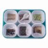 Spice Storage Box – 6 Compartments for Easy Kitchen Organization