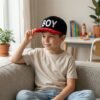 Trendy Boys Printed Fashion Cap – Soft, Stylish Casual Hat