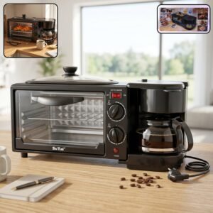 Suta 3 in 1 Breakfast Maker – Compact Kitchen Multi-Functional Appliance