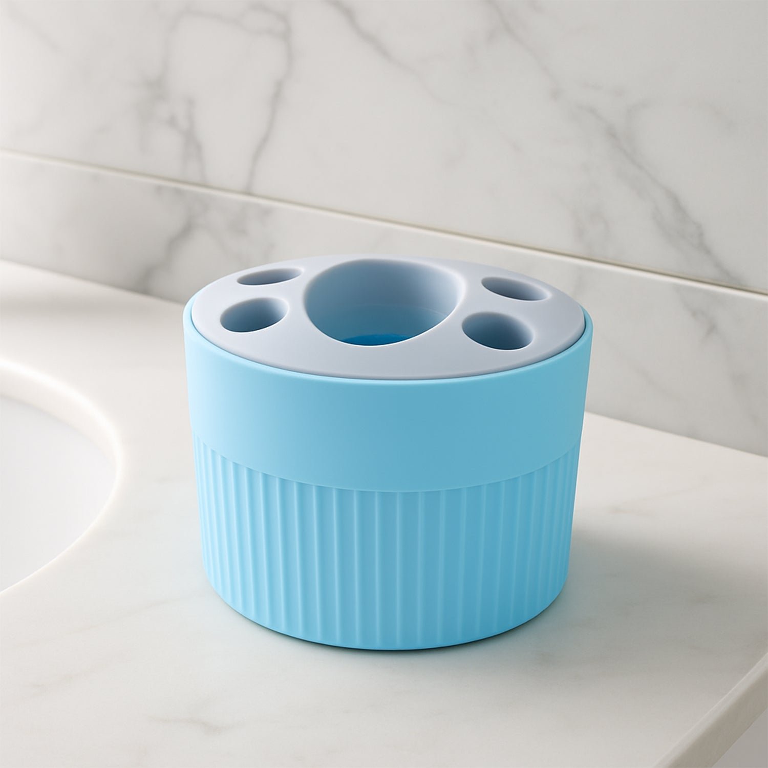 Bathroom Toothbrush Holder Stand – Durable Multipurpose Organizer