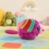 BrushUnicorn-02 Kids Unicorn Hair Brush – Soft Detangling Plush for Gentle Grooming