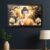 Lord Buddha Wall Painting – Spiritual Decor with Wooden Frame