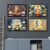 Lord Buddha Wall Painting – Spiritual Decor with Wooden Frame
