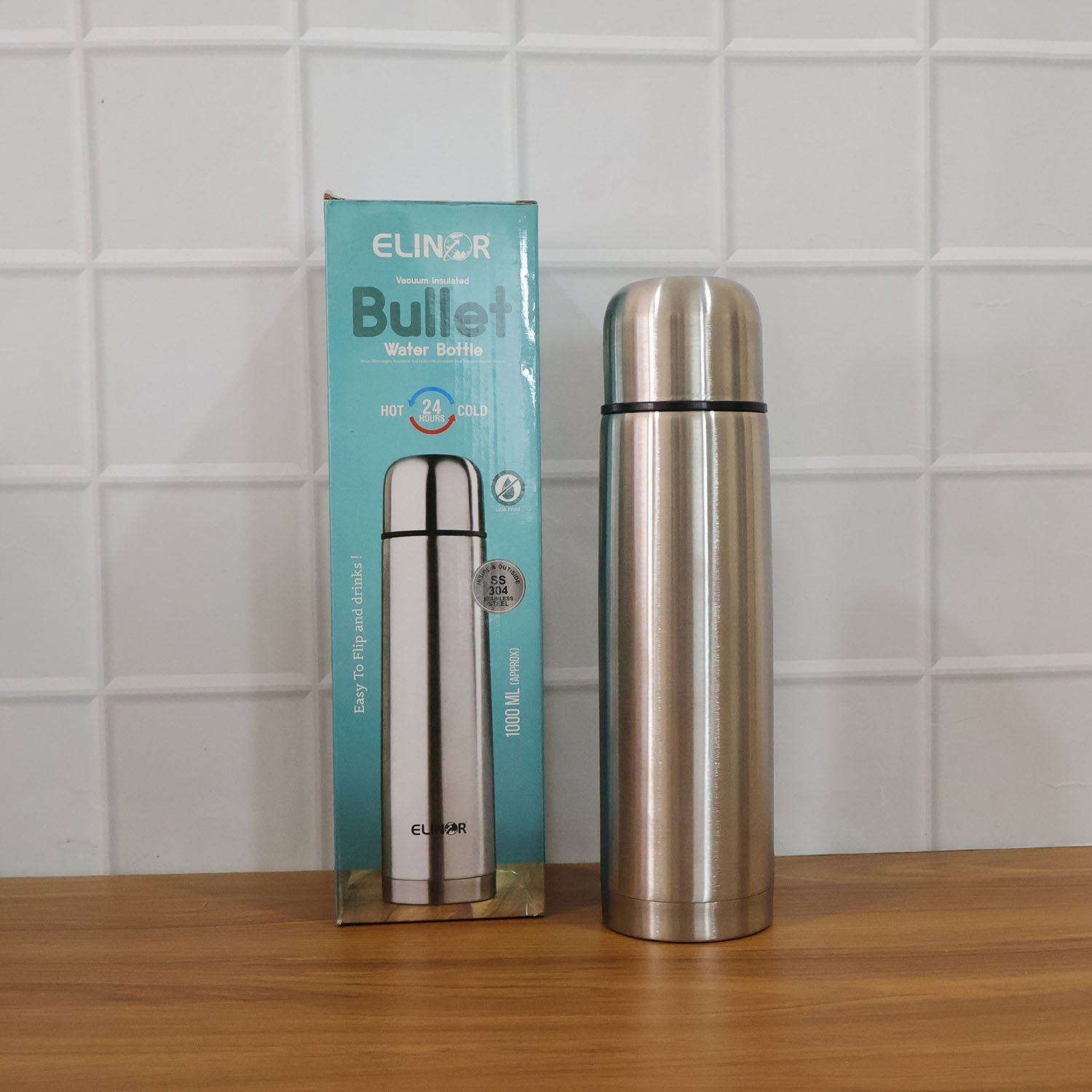 Stainless Steel Vacuum Insulated Water Bottle 1000ML – Leak-Resistant