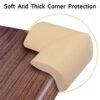 BumperCorner-02 Soft Foam Corner Protectors – Child Safety Padding with Adhesive Tape
