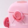 Kids Water Bottle – 500ml Cute Bus-Shaped Cartoon Design