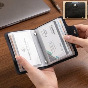 Card Holder Wallet – Slim, Durable PU Leather Organizer for Cards