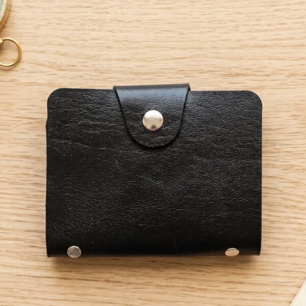 Card Holder Wallet – Slim, Durable PU Leather Organizer for Cards