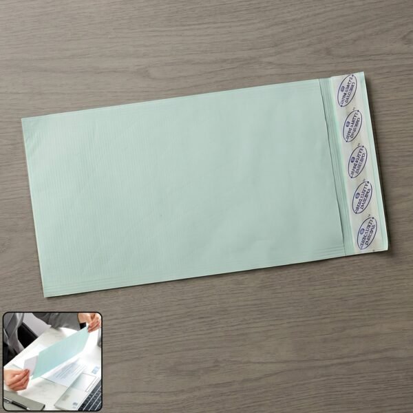 Card Envelope with Quick Self-Seal Closure – Durable 28x15cm Kraft Paper