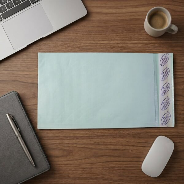 Card Envelope with Quick Self-Seal Closure – Durable 28x15cm Kraft Paper