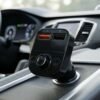 Wireless Car Charger – Dual USB Fast Charging & Handsfree Use
