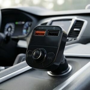 Wireless Car Charger – Dual USB Fast Charging & Handsfree Use