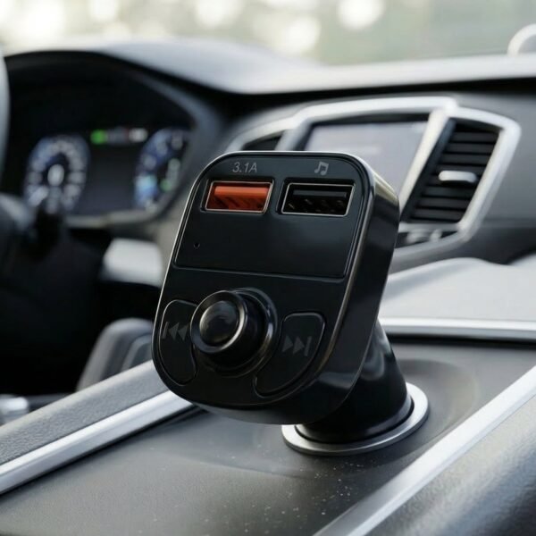 Wireless Car Charger – Dual USB Fast Charging & Handsfree Use