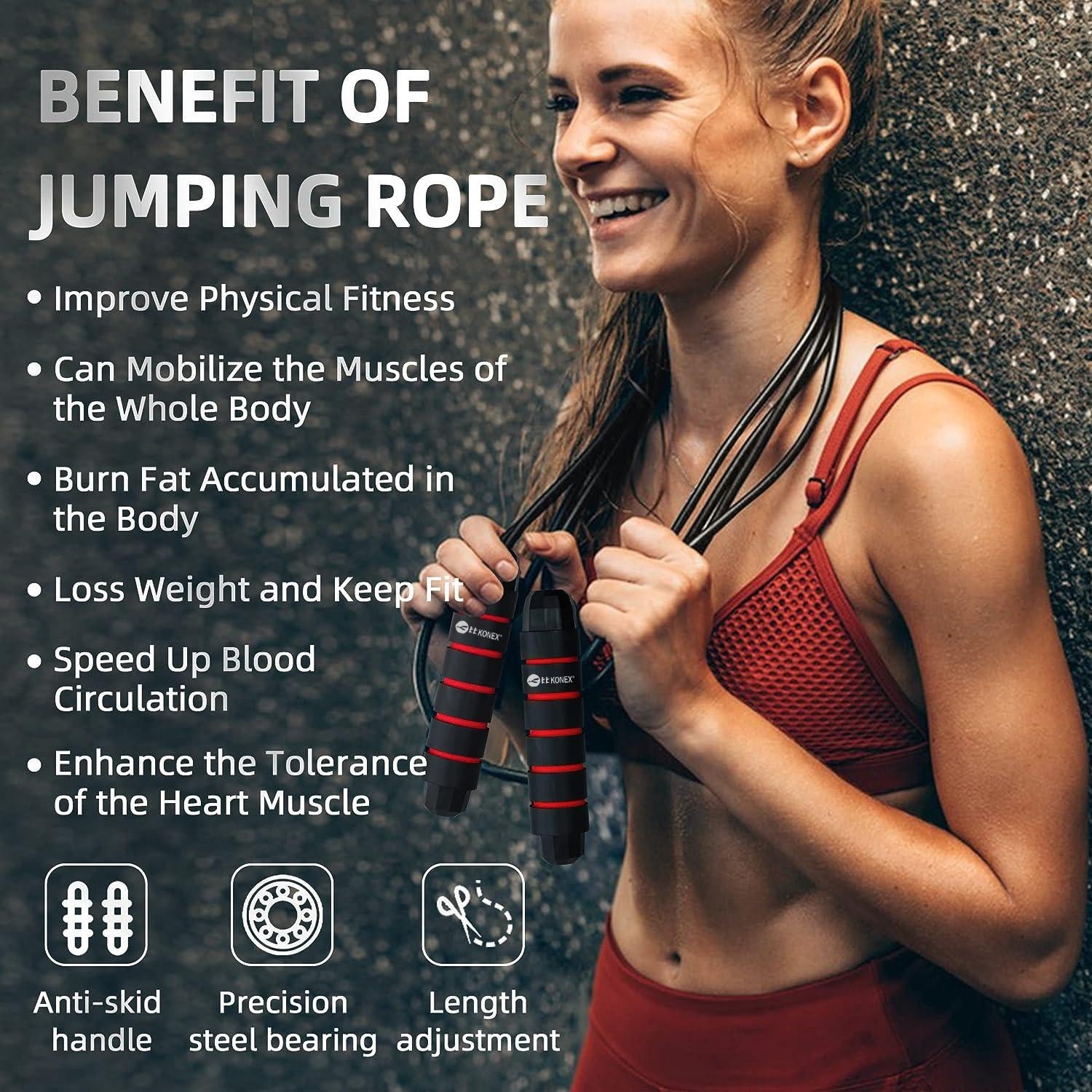 High-Speed Skipping Rope – Comfortable Foam Handles, 3 Meter