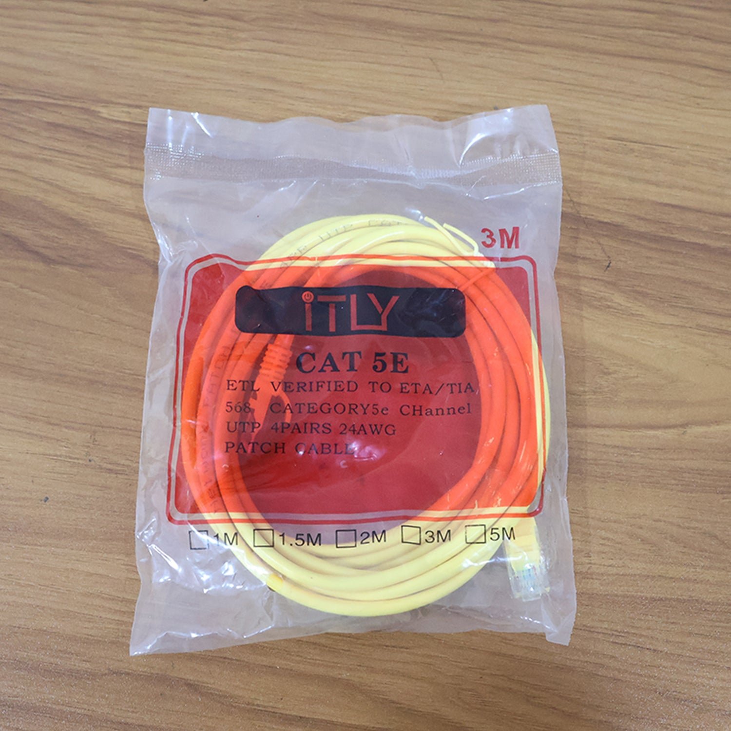 CAT 5E Ethernet Cable 3 Meter – High-Speed Stable Connection