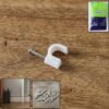 Premium 6mm Cable Management Nail Clips – Easy Wire Organization