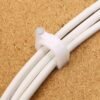 Cable Clip – Heavy Duty 8mm Plastic Clip with Steel Nail for Wiring