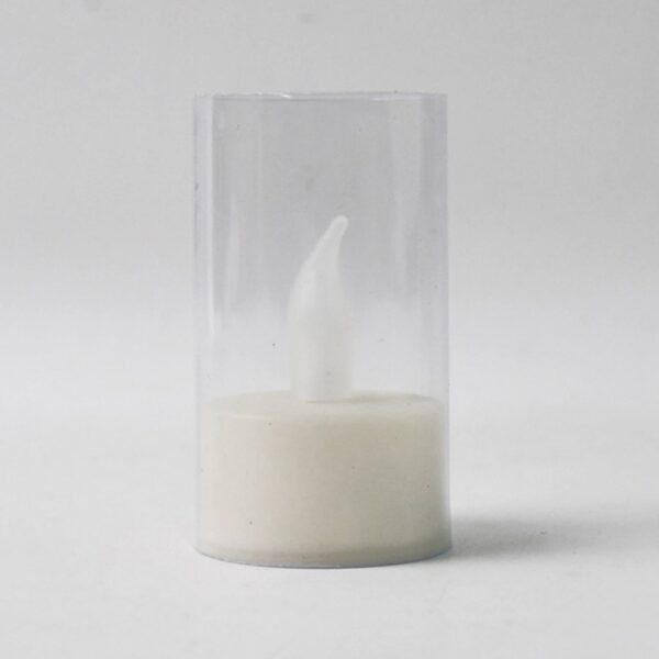 LED Flameless Candles – Set of 24 with Transparent Covers for Safe Home Ambience