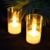 LED Flameless Candles – Set of 24 with Transparent Covers for Safe Home Ambience