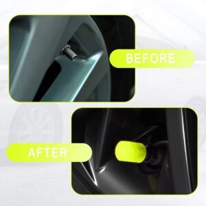 Luminous Tyre Valve Caps – Glow-in-Dark, Universal Fit | RaceVault
