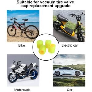 Luminous Tyre Valve Caps – Glow-in-Dark, Universal Fit | RaceVault