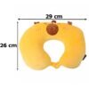 U-Shaped Travel Neck Pillow, Cute Capybara Soft Plush Pillow for Travel (1 Pc)