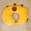 U-Shaped Travel Neck Pillow, Cute Capybara Soft Plush Pillow for Travel (1 Pc)