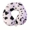U-Shaped Travel Neck Pillow, Cute Cow Print Soft Plush Pillow for Travel (1 Pc)