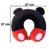 U-Shaped Travel Neck Pillow, Cute Character Soft Plush Pillow with Ears (1 Pc)