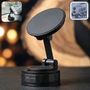 Mobile Phone Holder Stand – 360° Adjustable Magnetic Car & Desk Mount