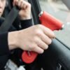 2 in 1 Car Safety Hammer Emergency Window Breaker and Seatbelt Cutter (1 Pc)