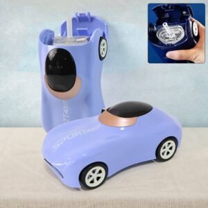 Kids Car Water Bottle with Built-in Straw – Leakproof 280ml