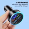 Multi-Port Car Charger – Fast 4 USB Ports for 12V/24V Vehicles