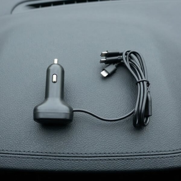 CarUsbCharger-02 RGB Breathing Light Car USB Charger – Multi Port Fast Charging