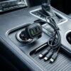 CarUsbCharger-05 RGB Breathing Light Car USB Charger – Multi Port Fast Charging