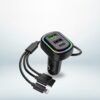 CarUsbCharger-06 RGB Breathing Light Car USB Charger – Multi Port Fast Charging