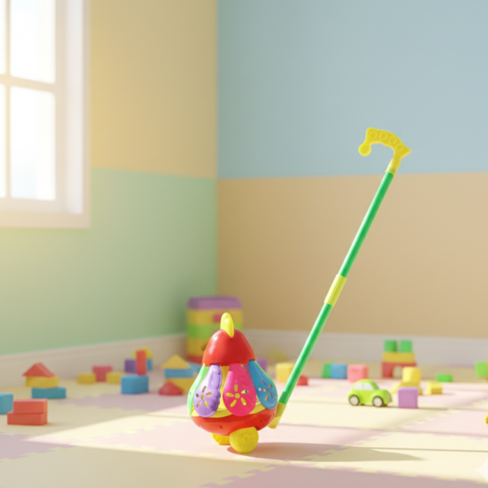 Chicken Push Toy for Toddlers – Interactive Motor Skill Booster